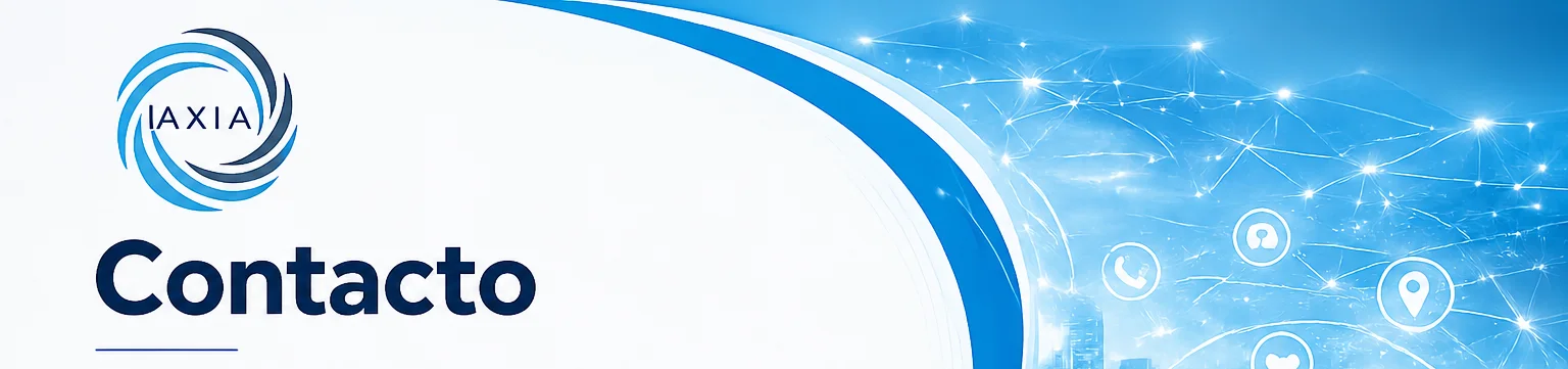 Banner de contacto de Axia Comunicaciones
