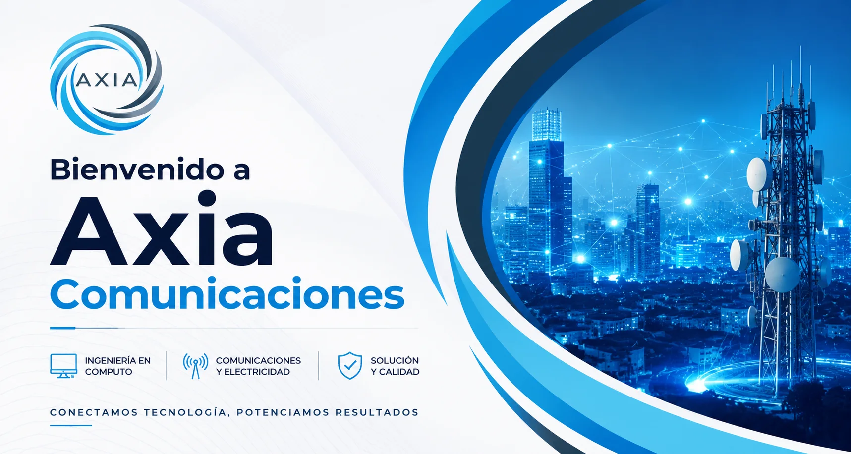 Banner de Axia Comunicaciones